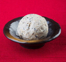 ice cream. Ice Cream Scoop on a background