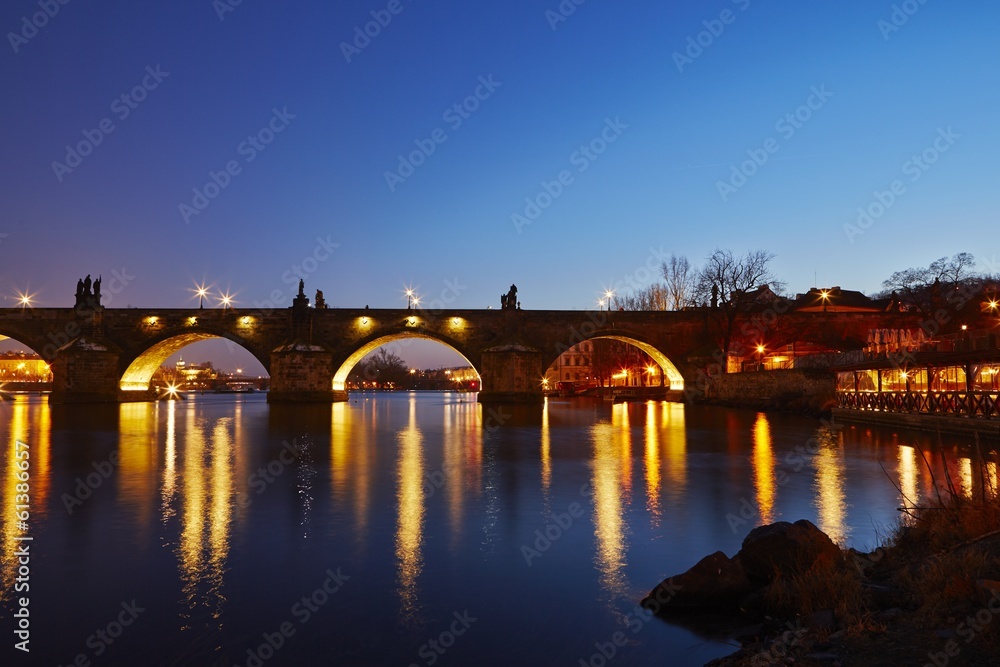 Wall mural charles bridge