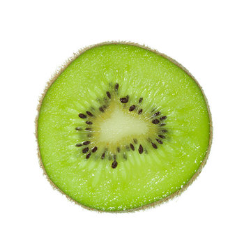 Kiwi fruit isolated on white