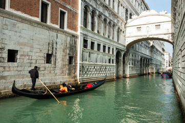 Fototapeta na wymiar ponte dei sospiri venezia 3452