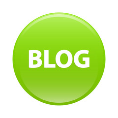 bouton internet blog icon green sign