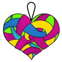 Colorful heart