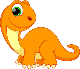 Illustration of dinosaur cartoon