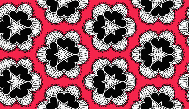 Floral seamless pattern.