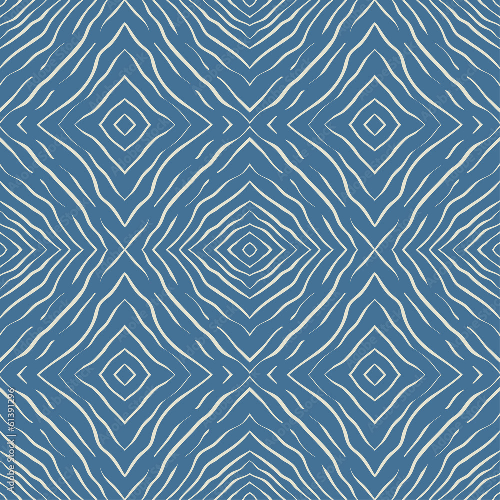 Poster Seamless Abstract Hand Drawn Vector Pattern
