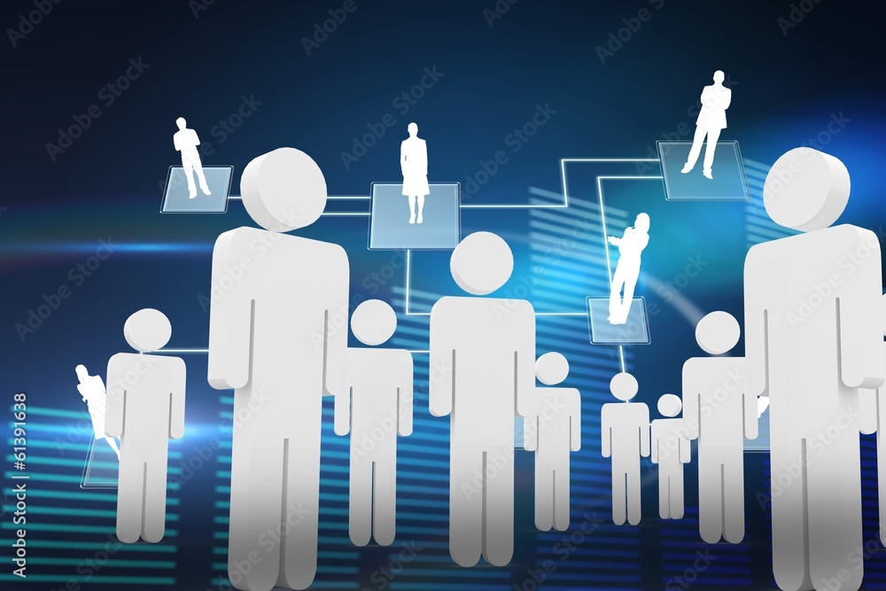 Poster composite image of many white characters