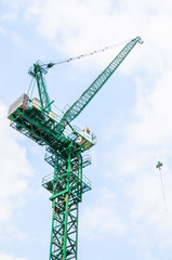Naklejka premium Crane construction