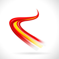 Espa&ntilde;oles abstracto bandera