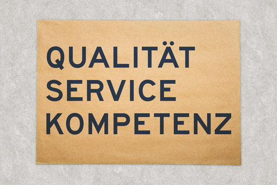 Qualität, Service und Kompetenz