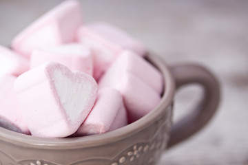 heart marshmallows