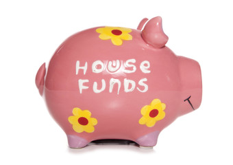 house funds piggy bank