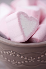 heart marshmallows