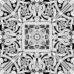 Cotton fabric Vintage Islamic Motif Pattern