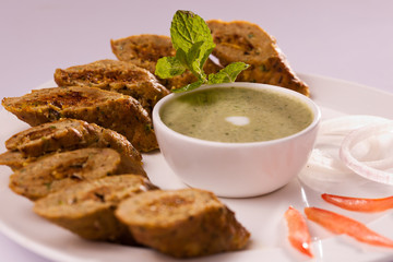 Stuffed Chicken Kebab.