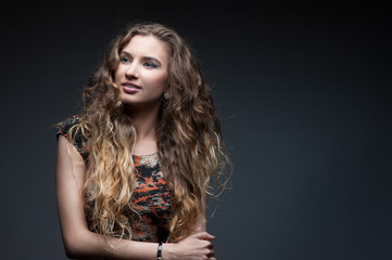 Fototapeta premium sexy fashion girl