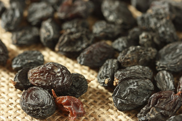 Black Raisins also known as kishmish