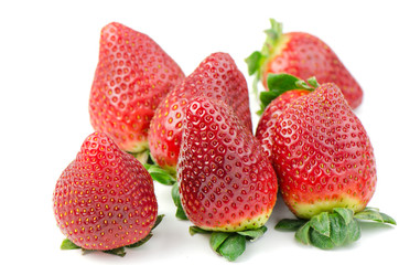 Strawberries, isolated on white background