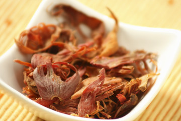 Javitri or Nutmeg  fragrans is an evergreen tree from Moluccas