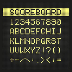Scoreboard digital