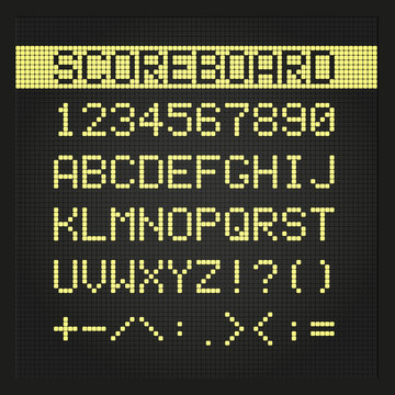Scoreboard digital