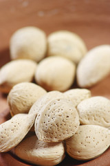 Badam shell or Almond Shells are used as an ingredient in Indian