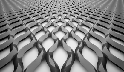Fototapeta premium Black and white mesh background