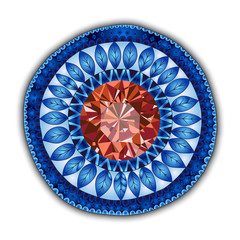 Mandala. Round Ornament Pattern.