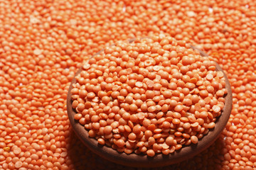 Red Masoor Dal – Small red coloured lentils used in Indian food
