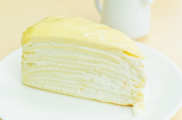 Strawberry crepe cake