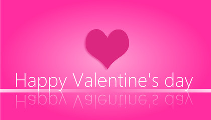 Carte : Happy Valentine's day