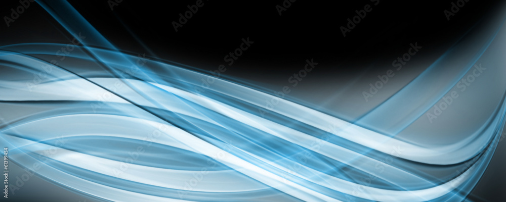 Poster abstract elegant wave panorama background design with space for your text