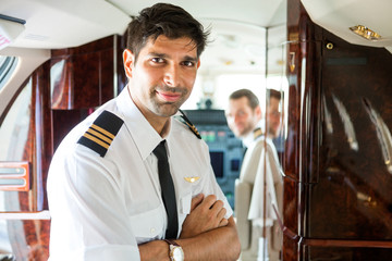Confident Pilot In Private Jet © Tyler Olson