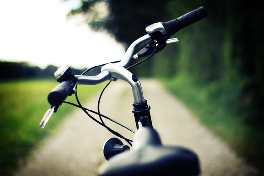 Fahrradfahren in der Natur