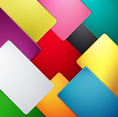 Abstract square blank background in rainbow colors