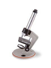 Old microscope isolated