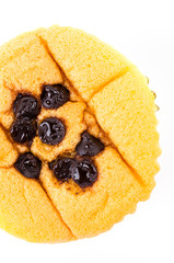 Chocolate chips cupcake