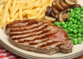 Sirloin Beef Steak with Fries