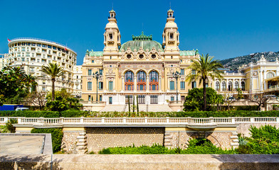 Obraz premium View of The Monte-Carlo Casino and Opera House, Monaco
