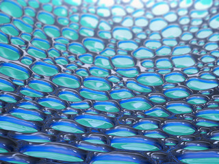 Organic 3d abstract structure