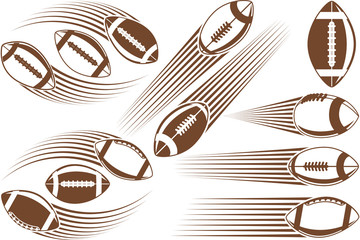 Symbolic american football ball