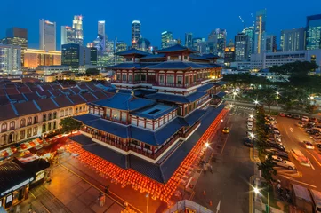Foto op Canvas Buddha Tooth Relic Temple and Museum, Singapore © burachet