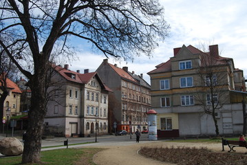 huizen in Pools stadje