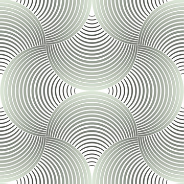 Ornate Geometric Petals Grid, Abstract Vector Seamless Pattern