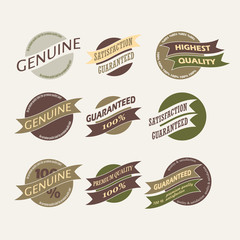 Vintage Retro Icons And Labels