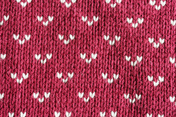 maglia di lana rossa