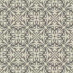 Gardinen seamless wallpaper.arabic pattern.floral background © miluwa