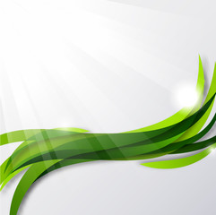 Abstract wavy blue background