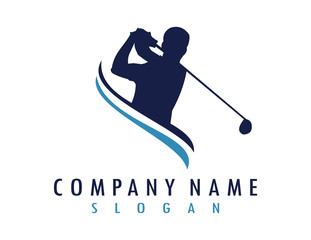 Golfer logo