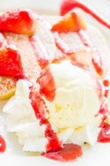 Pancakes strawberry