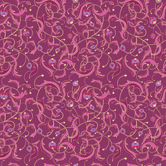 Oriental ornament seamless pattern